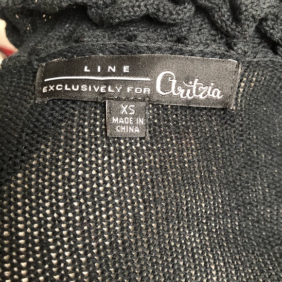 Line For Aritzia open front knit ruffle sweater XS - Picture 7 of 7